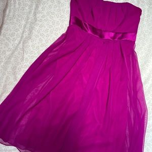 Strapless, gauzy, dreamy dress!